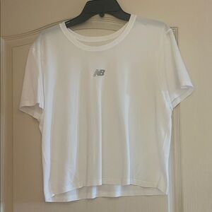NWOT, New Balance Women's workout White Tee